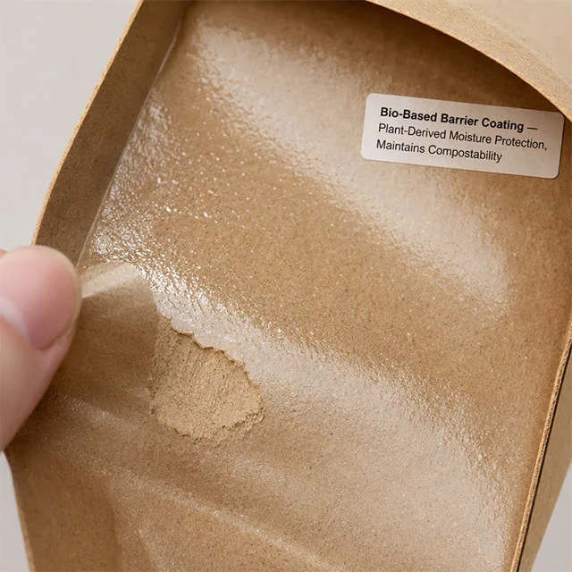 FSC-Certified Eco Kraft Paper Bag with Chain-of-Custody Traceable Forestry Fiber and Bio-Based Barrier Coating