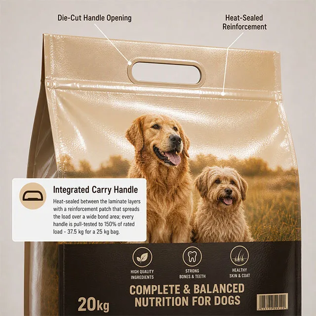 Bulk Pet Food Side Gusset Bag for Wholesale & Large-Breed Formats