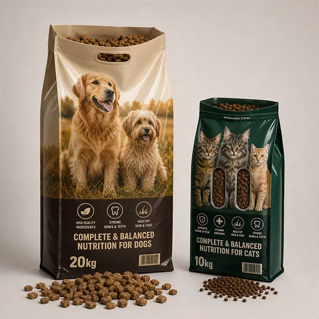 Bulk Pet Food Side Gusset Bag for Wholesale & Large-Breed Formats
