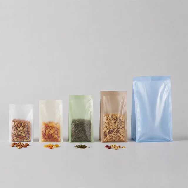 Biodegradable PLA Stand-up Pouch with Corn-Starch Based Compostable Film and Plant-Derived Soy Ink Printing