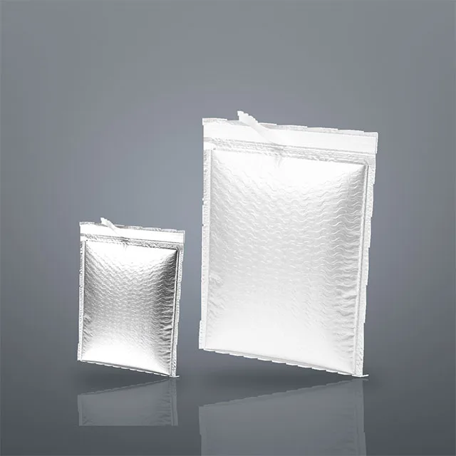 Zipper Recloseable Thermal Mailer with Double-Layer Foil Insulation