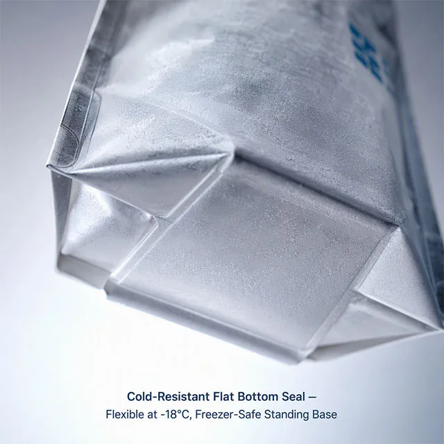 Frozen Food Bag with EVOH Multi-Layer Barrier and Low-Temperature Impact-Resistant Freezer Packaging