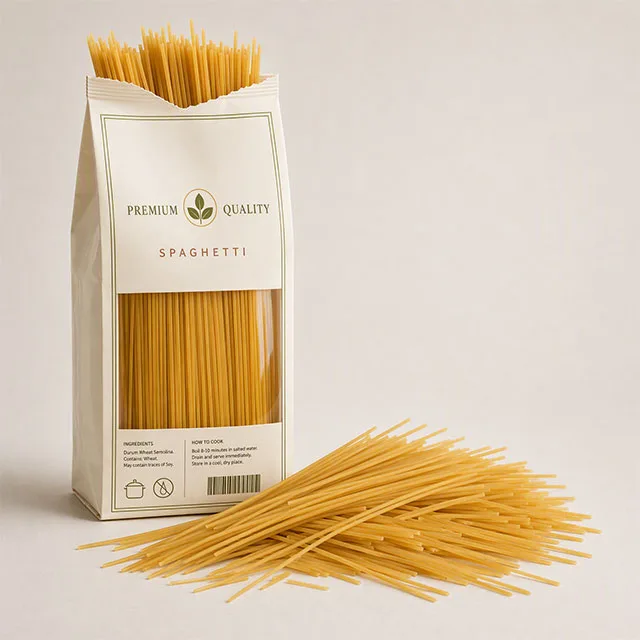 Snack Pasta Bag with High-Clarity Display Window