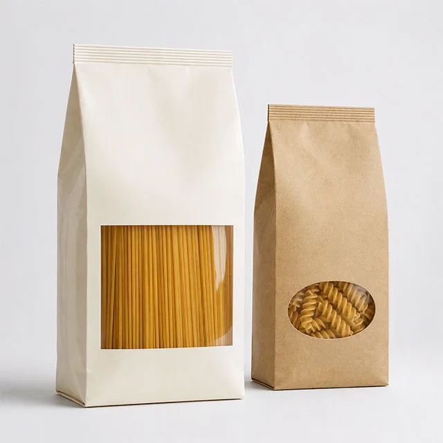 Snack Pasta Bag with High-Clarity Display Window