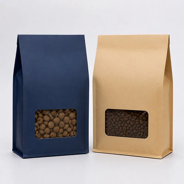 Pet Food Flat Bottom Box Pouch