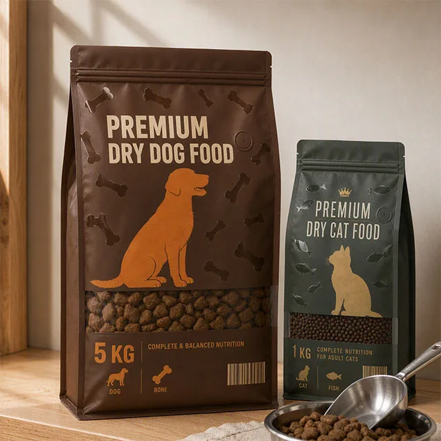 Pet Food Stand-up Zipper Pouch for Dry Kibble