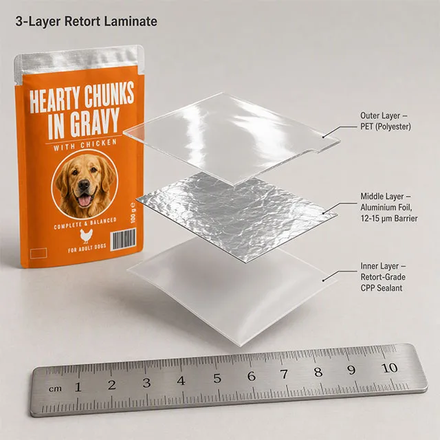 Pet Wet Food Retort Pouch for Sterilized Cat & Dog Food