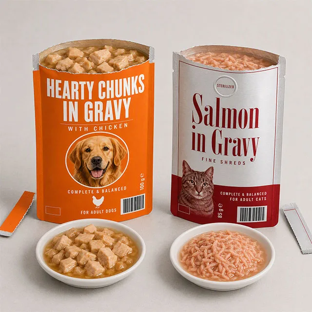 Pet Wet Food Retort Pouch for Sterilized Cat & Dog Food