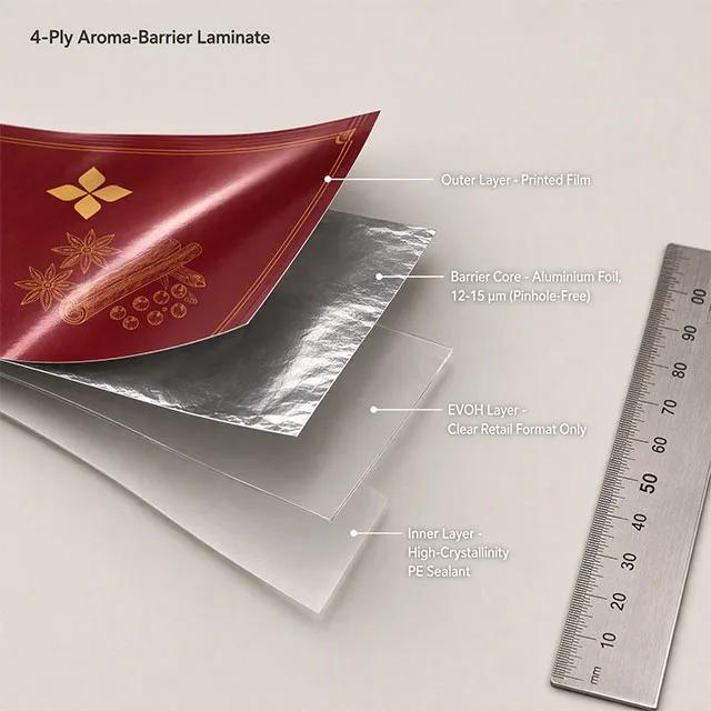 Snack Spice & Seasoning Pouch with Aroma-Lock Barrier