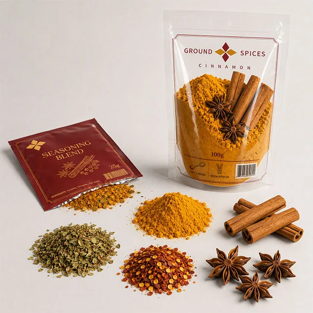 Snack Spice & Seasoning Pouch with Aroma-Lock Barrier
